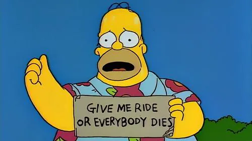 Homero tamaño familiar