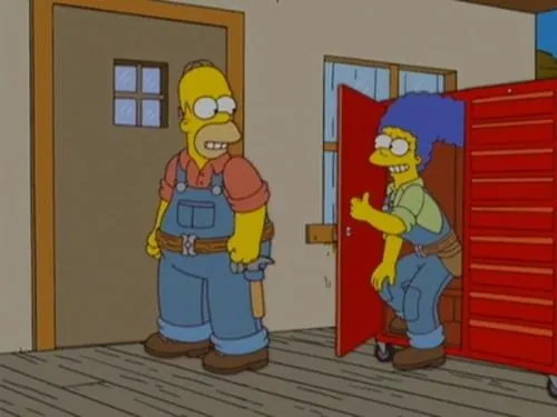 Por favor Homero, no uses el martillo